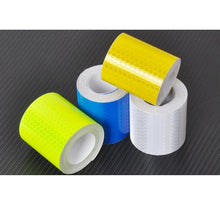 Load image into Gallery viewer, 5cmx3m Safety Mark Reflective Tape Sticker Car Styling Self Adhesive Warning Tape Automobile Motorcycle Bicycle DIY Decoration