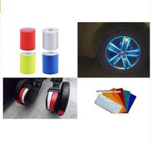 Load image into Gallery viewer, 5cmx3m Safety Mark Reflective Tape Sticker Car Styling Self Adhesive Warning Tape Automobile Motorcycle Bicycle DIY Decoration