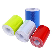 Load image into Gallery viewer, 5cmx3m Safety Mark Reflective Tape Stickers Car Styling Self Adhesive Warning Tape Automobiles Motorcycle Reflective Film 4color