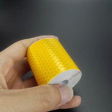 Load image into Gallery viewer, 5cmx3m Safety Mark Reflective tape stickers car-styling Self Adhesive Warning Tape Automobiles Motorcycle Reflective Film 5color