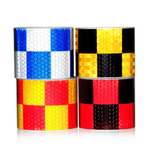 Load image into Gallery viewer, 5cmx5m Safety Mark Reflective Tape Stickers Car-styling Self Adhesive Warning Tape Automobiles Motorcycle Bike Reflective Film