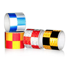 Load image into Gallery viewer, 5cmx5m Safety Mark Reflective Tape Stickers Car-styling Self Adhesive Warning Tape Automobiles Motorcycle Bike Reflective Film
