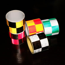 Load image into Gallery viewer, 5cmx5m Safety Mark Reflective Tape Stickers Car-styling Self Adhesive Warning Tape Automobiles Motorcycle Bike Reflective Film