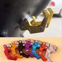 Load image into Gallery viewer, 6.7cmx5.8cm Aluminum Alloy Universal Holder Motorcycle Carry Helmet Bag Bottle Hanger Hook for ATV Bike Moto Automobile
