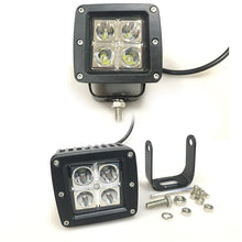 Load image into Gallery viewer, 6500k 12W 4LED Square Spotlight Automobile Work Light Spotlight SUV Excavator Light Forklift Light Motorcycle Light Spotlight