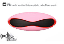 Load image into Gallery viewer, Wireless bluetooth Colorful LED Rugby Design Hands Free Portable Stereo Speaker