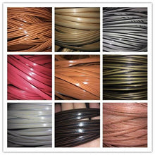 Load image into Gallery viewer, 70meters Coffee gradient flat synthetic rattan weaving material plastic rattan for knit and repair chair table synthetic rattan