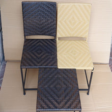 Load image into Gallery viewer, 70meters Coffee gradient flat synthetic rattan weaving material plastic rattan for knit and repair chair table synthetic rattan