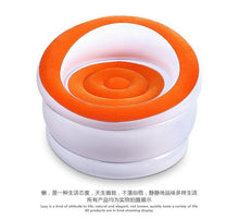 Load image into Gallery viewer, 88 x 85 x 65cm 2017 new PVC inflatable lazy flocking sofa home convenience outdoor camping air bean bag chair,various color sac