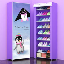 Load image into Gallery viewer, 9 Layers Shoe Rack Nonwoven Fabric Home Shoes Storage Organizer Easy to Install Shoe Cabinet Stand Holders Space-saving Closet
