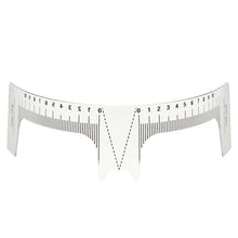 Load image into Gallery viewer, Reusable Eyebrow Grooming Stencil Measure Ruler Brow Shaper Makeup Shaping Tool