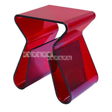 Load image into Gallery viewer, Acrylic Transparent Small Tea Table Book Magazine Shelf Creativity Colorful Office Reception Room Living Room Modern Tea Table