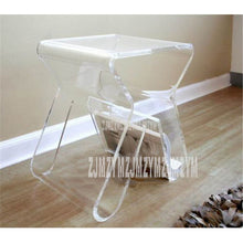 Load image into Gallery viewer, Acrylic Transparent Small Tea Table Book Magazine Shelf Creativity Colorful Office Reception Room Living Room Modern Tea Table