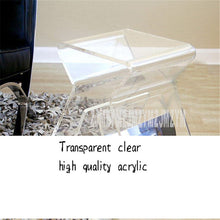 Load image into Gallery viewer, Acrylic Transparent Small Tea Table Book Magazine Shelf Creativity Colorful Office Reception Room Living Room Modern Tea Table