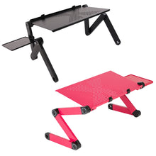 Load image into Gallery viewer, Adjustable Computer Desk Table Folding Laptop Notebook Stand Bed Tray Aluminum Alloy Portable Anti-Skid Table Office Home