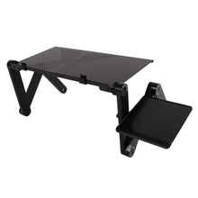 Load image into Gallery viewer, Adjustable Computer Desk Table Folding Laptop Notebook Stand Bed Tray Aluminum Alloy Portable Anti-Skid Table Office Home