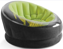 Load image into Gallery viewer, Adult Home Camping One Seat Inflatable Sofa Round Lazy Sofa Flocked PVC Comfortable Portable  Air Chairs