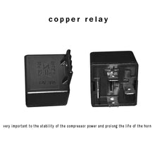 Load image into Gallery viewer, Air Horn 12V 150DB Super Loud Single Trumpet Compressor Complete Set for Truck Car Motorcycle Moto Automobile Lorry Boat Train