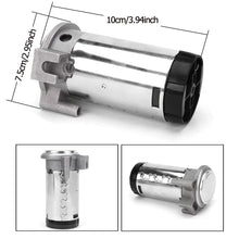 Load image into Gallery viewer, Air Horn 12V 150DB Super Loud Single Trumpet Compressor Complete Set for Truck Car Motorcycle Moto Automobile Lorry Boat Train