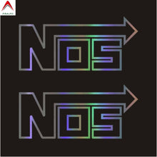 Load image into Gallery viewer, Aliauto 2 X Fashion Car Sticker NOS Nitrous Oxide Automobiles Motorcycles Accessories Vinyl Decal for Chevrolet VW Polo,11cm*4cm