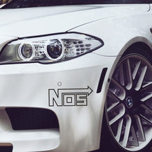 Load image into Gallery viewer, Aliauto 2 X Fashion Car Sticker NOS Nitrous Oxide Automobiles Motorcycles Accessories Vinyl Decal for Chevrolet VW Polo,11cm*4cm