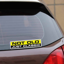 Load image into Gallery viewer, Aliauto 2 x Not Old Classic Interesting Car Sticker Automobiles &amp; Motorcycles PVC Character Decal Body Waterproof,15cm*3cm