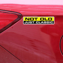 Load image into Gallery viewer, Aliauto 2 x Not Old Classic Interesting Car Sticker Automobiles &amp; Motorcycles PVC Character Decal Body Waterproof,15cm*3cm