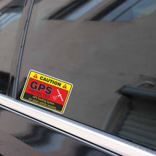 Load image into Gallery viewer, Aliauto 4 x Warning Car Sticker Caution GPS Tracking  System Protected Decal Automobiles &amp; Motorcycles PVC,7cm*4cm