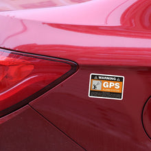 Load image into Gallery viewer, Aliauto 4 x Warning Car Sticker GPS Alarm System Automobiles &amp; Motorcycles Decal PVC Waterproof Sunscreen,8cm*5cm