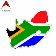 Load image into Gallery viewer, Aliauto Car Styling South Africa Map Reflective Sticker Automobile Motorcycles Decoration Accessories Decal Vinyl,14cm*9cm
