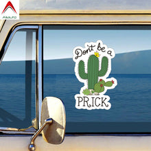 Load image into Gallery viewer, Aliauto Cartoon Cactus Car Sticker Don't Be A Prick PVC Decal for Automobiles Motorcycles Laptop Peugeot Mazda Volvo,15cm*10cm