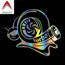 Load image into Gallery viewer, Aliauto Cartoon Car Sticker Funny Turbo Snail with Sunglasses Automobiles &amp; Motorcycles Accessories Vinyl Decla,15cm*12cm