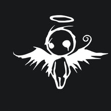 Load image into Gallery viewer, Aliauto Cartoon Funny Car Sticker Gothic Dark Fallen Angel of Death Wing Automobiles Motorcycles Accessories PVC Decal,13cm*10cm