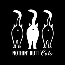 Load image into Gallery viewer, Aliauto Cartoon Funny Car Sticker Nothin Butt Cats Automobiles Motorcycles Accessories PVC Decal for Octavia Gti Skoda,13cm*12cm