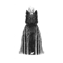 Load image into Gallery viewer, Aliauto Creative Automobile Motorcycle Car Sticker Tribal Forest Wolf Decal PVC Reflective Decoration Accessories,13cm*7cm