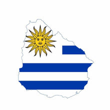 Load image into Gallery viewer, Aliauto Creative Body Flag Decal Uruguay Map Automobile Motorcycle Car Sticker Decoration Accessories Vinyl,14cm*13cm