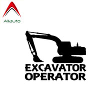 Load image into Gallery viewer, Aliauto Creative Car Sticker Excavator Operator Automobiles Motorcycles Accessories Vinyl Decal for Opel Renault Lada,15cm*12cm
