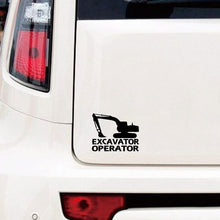 Load image into Gallery viewer, Aliauto Creative Car Sticker Excavator Operator Automobiles Motorcycles Accessories Vinyl Decal for Opel Renault Lada,15cm*12cm