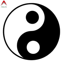 Load image into Gallery viewer, Aliauto Creative Car Sticker Yin Yang Gossip Automobiles Motorcycles Accessories PVC Decal for Volkswagen Golf Smart,12cm*12cm