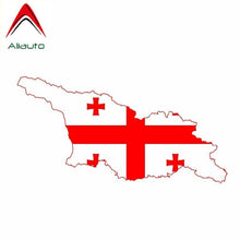 Load image into Gallery viewer, Aliauto Creative Car Styling Georgia Flag Map Sticker Motorcycle Automobile Accessories Waterproof Reflective Decals,14cm*7cm
