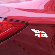 Load image into Gallery viewer, Aliauto Creative Car Styling Georgia Flag Map Sticker Motorcycle Automobile Accessories Waterproof Reflective Decals,14cm*7cm