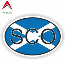 Load image into Gallery viewer, Aliauto Creative Country Code Accessories Scotland Automobile Motorcycles Sticker Decal Vinyl for Nissan Suzuki Peugeot,11cm*7cm