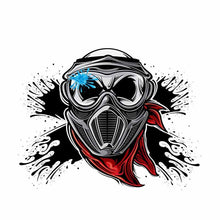 Load image into Gallery viewer, Aliauto Creative Funny Skull Paintball Player Reflective Car Sticker Automobile Motorcycles Decoration Accessories PVC,16cm*12cm