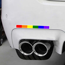 Load image into Gallery viewer, Aliauto Creative Gay Pride Rainbow Windows Funny Automobiles &amp; Motorcycles PVC Decal Car Sticker Waterproof,16cm*1cm