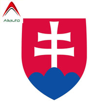 Load image into Gallery viewer, Aliauto Creative Reflactive Shield Slovakia Flag Car Sticker Automobile Motorcycle Decoration Decal Vinyl for Lada,13cm*10cm