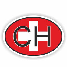 Load image into Gallery viewer, Aliauto Creative Switzerland Country Code Flag Car Sticker Helmet Automobile Motorcycles Decal for Lada Kia Vinyl,14cm*9cm