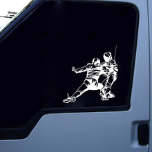 Load image into Gallery viewer, Aliauto Cretive Car Sticker Sport Fencing Combat Automobiles Motorcycles Accessories PVC Decal Cover Scratches,15cm*14cm