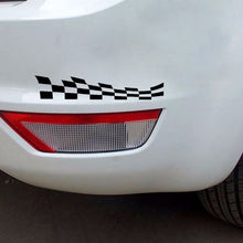 Load image into Gallery viewer, Aliauto Fashion Car Sticker Checkered Flags Racing Automobiles Motorcycles Accessories PVC Decal for VW Passat B5 Lada,20cm*4cm