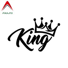 Load image into Gallery viewer, Aliauto Fashion Car Sticker King Crown Automobiles Motorcycles Decoration Waterproof PVC Decal for Hyundai I30 Honda,17cm*11cm