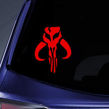 Load image into Gallery viewer, Aliauto Fashion Car Sticker Mandalorian Skull Boba Fett Automobiles Motorcycles Helmet Laptop Accessories PVC Decal,15cm*14cm